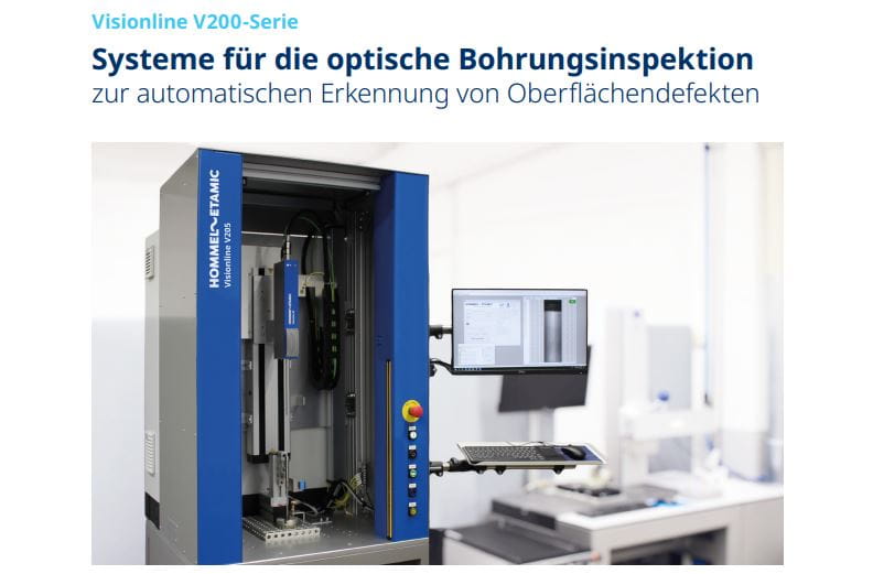 Screenshot vom Artikel: Systeme für die Optische Bohrungsinspektion